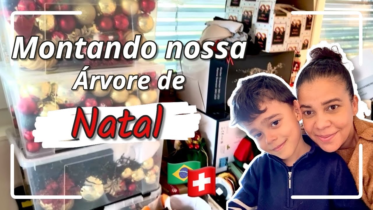 Montando nossa árvore de Natal | Bivendo na Suíça🇨🇭