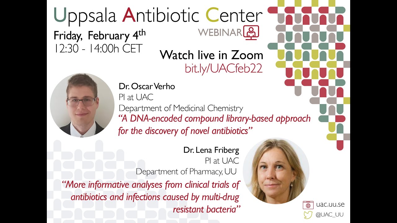 A DNA-encoded compound library-based approach for the discovery of novel antibiotics - Dr. O. Verho