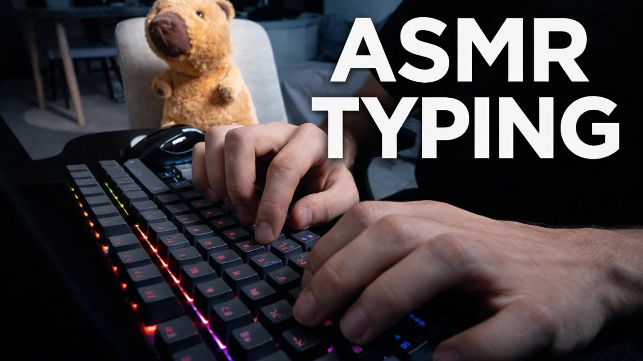 Mechanical Keyboard ASMR | 10 Minutes of Uninterrupted Typing