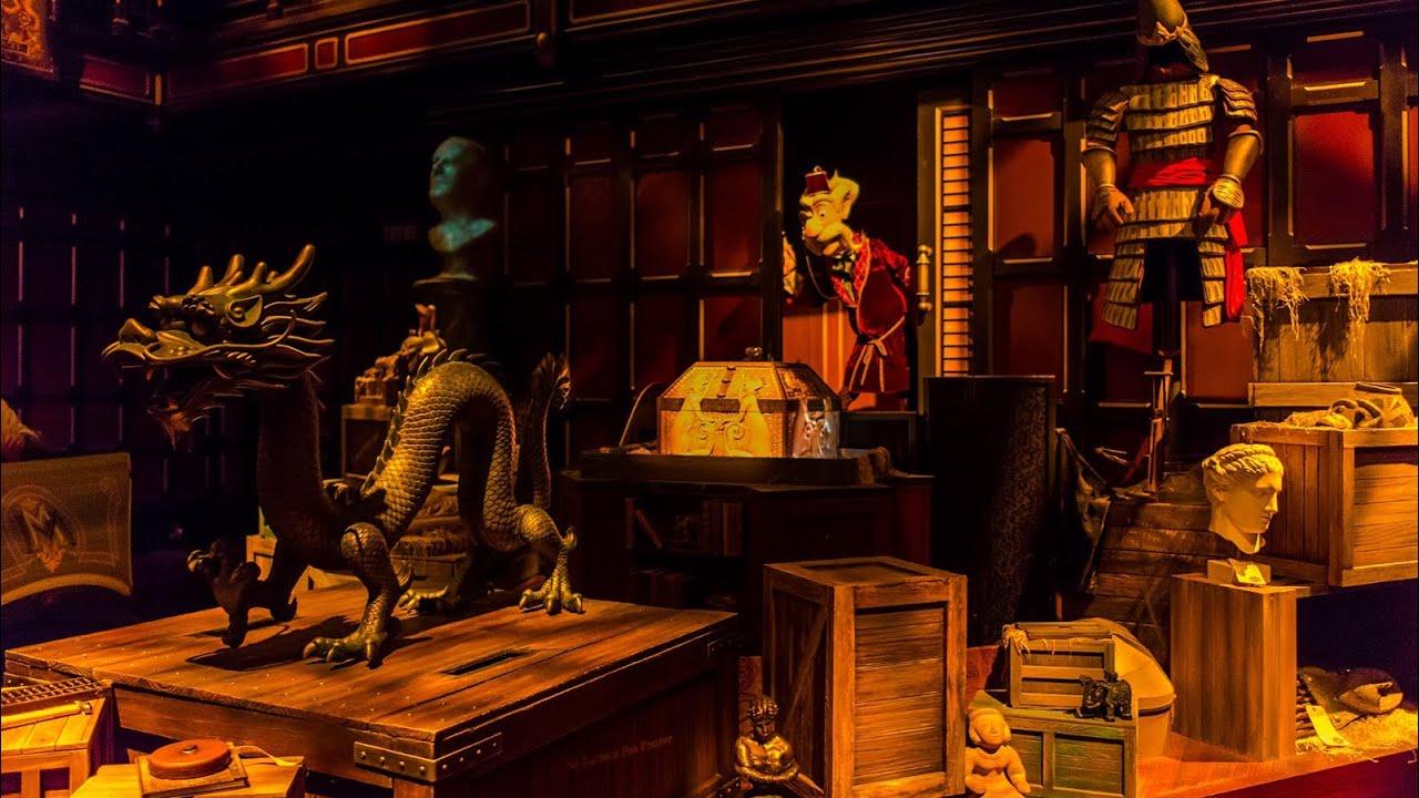 Exciting ride | Mysterious mystic manor | Hong Kong Disneyland 2023 | 4K