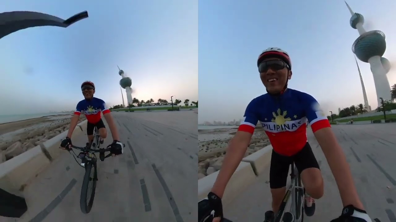 FUN RIDE WITH FOLKS P.3 || INSTA360 X2 | SEASIDE BIKE LANE | 06.12.26 #bicycletrip #cycling 