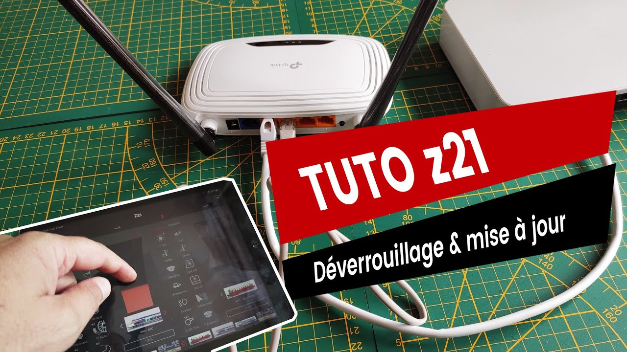 Débloquer la z21 blanche (Start) ROCO et faire sa mise à jour