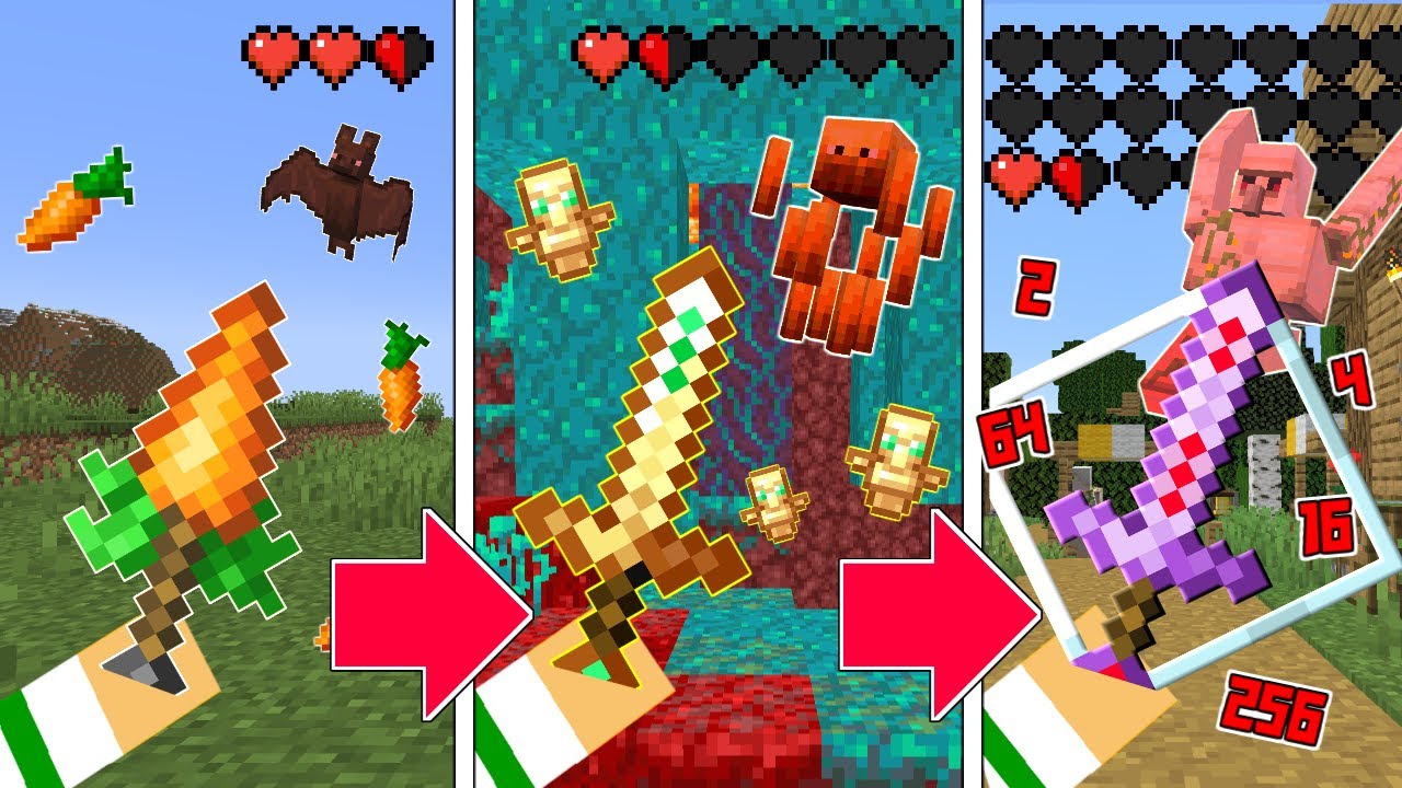 【マインクラフト】時間がたつごとに剣が『最強の剣』になる世界でサバイバルしたらヤバすぎた...！？