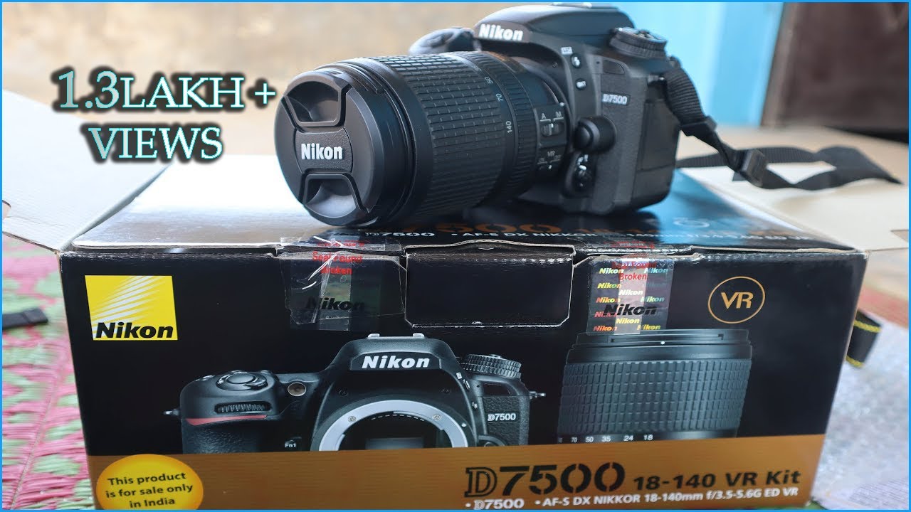 2023 Hindi Unboxing Nikon D7500 DSLR Camra 18-140mm lens all kit with bag #the_passion