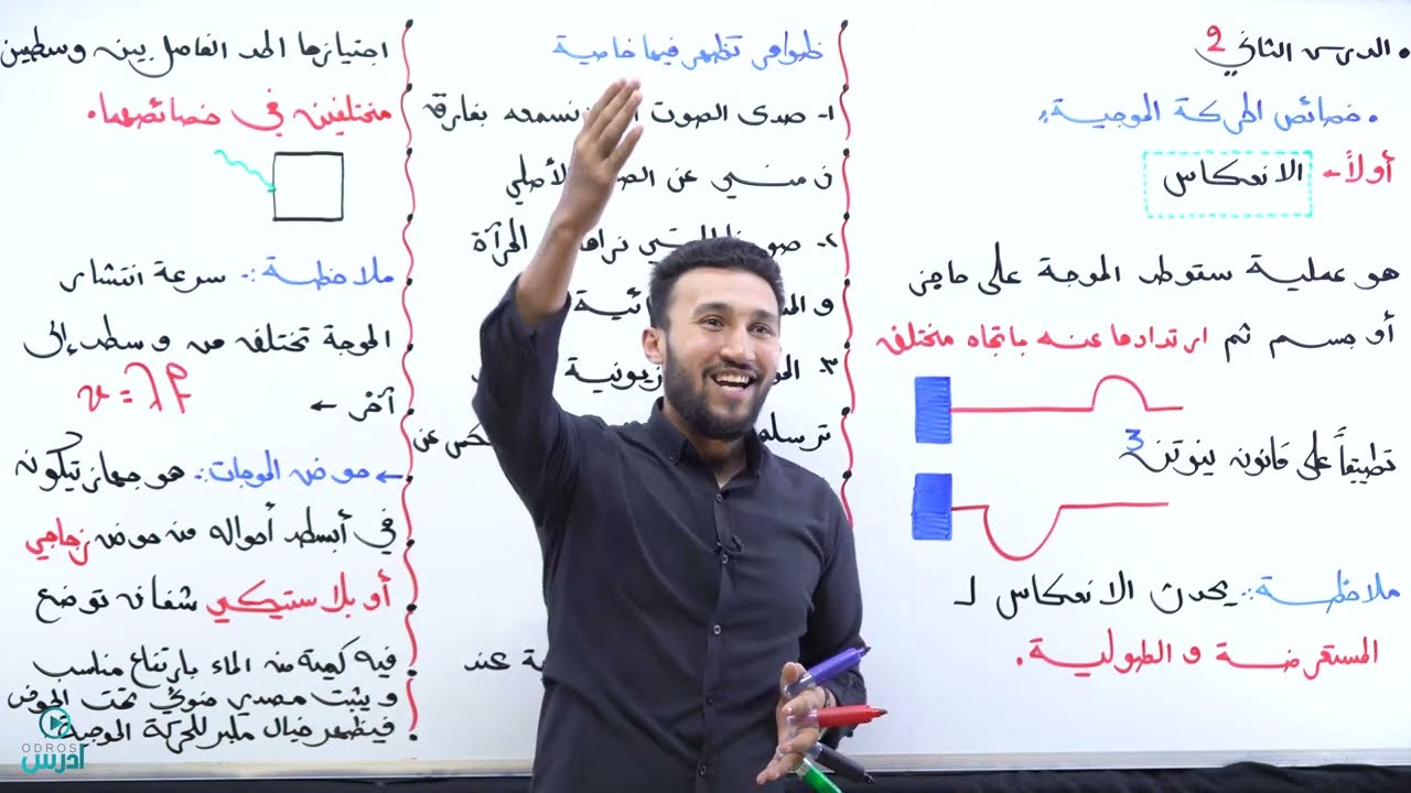 خصائص الحركة الموجية 1 ( عاشر )