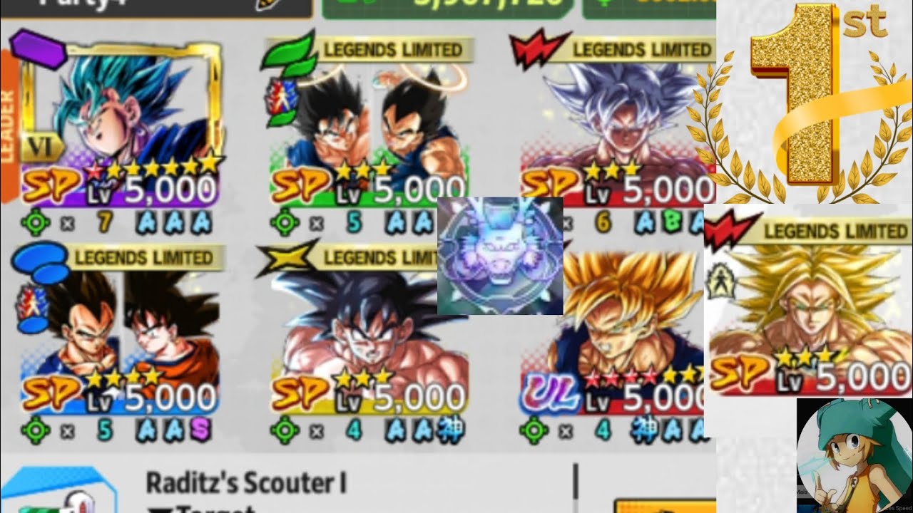 Dragon Ball Legends 🌀: - My Team 🆚 Others teams on PvP matches| - I got plantium rank 