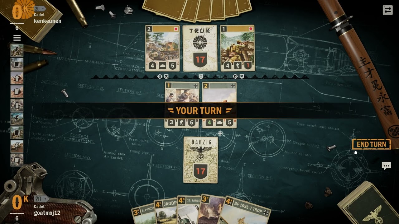 Kards - World War II Card Game - German Empire vs Japanese Empire