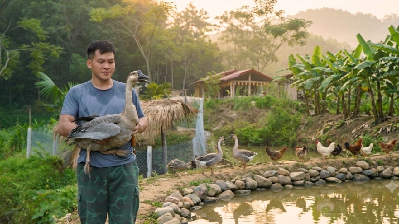 New Friends Arrived at My Forest Farm | Building a Simple Life in the Mountains.