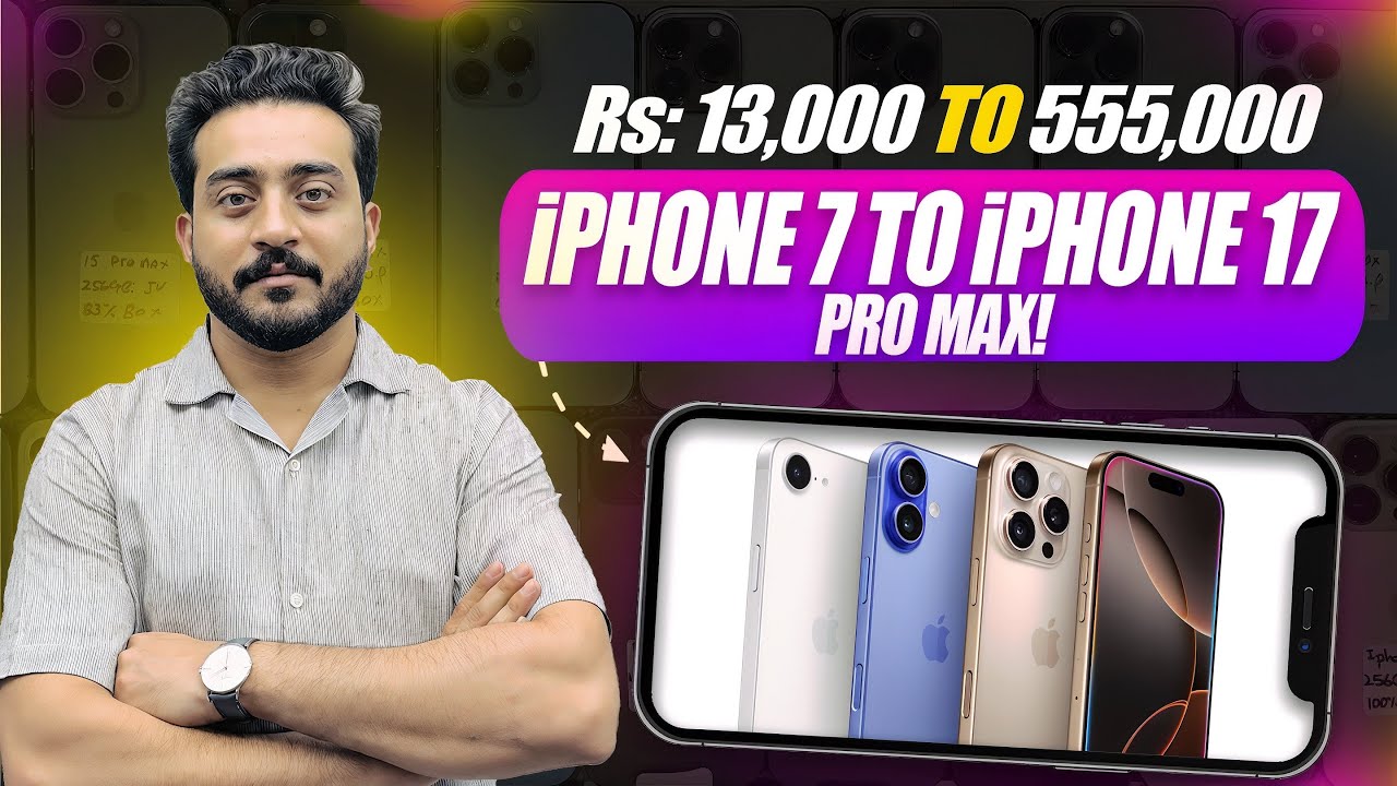 Used Iphone Latest Prices 7 to 17 Pro Max | 13000 To 555000 | PTA , NON-PTA , J.V. 