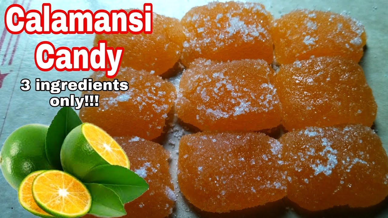 HOW TO MAKE CALAMANSI CANDY 3ingredients only.