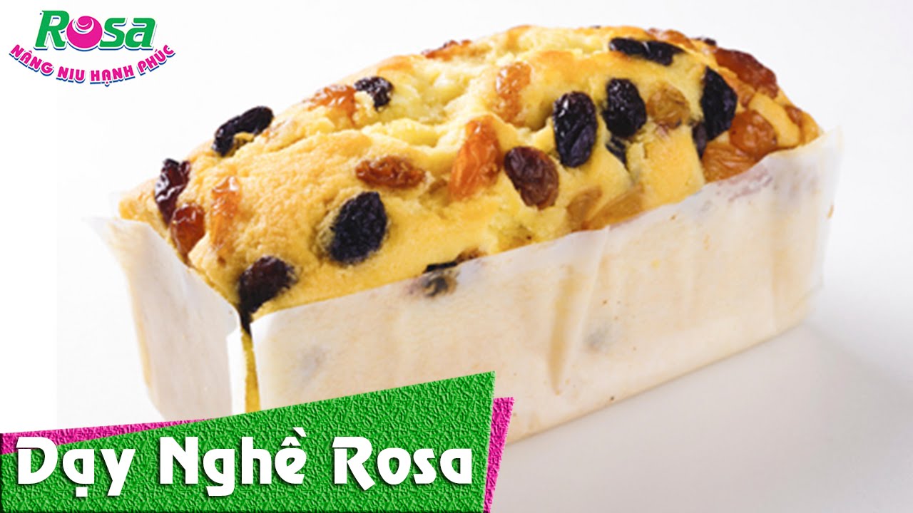 C&aacute;ch l&agrave;m b&aacute;nh Cake Nho - Raisin Butter Cake