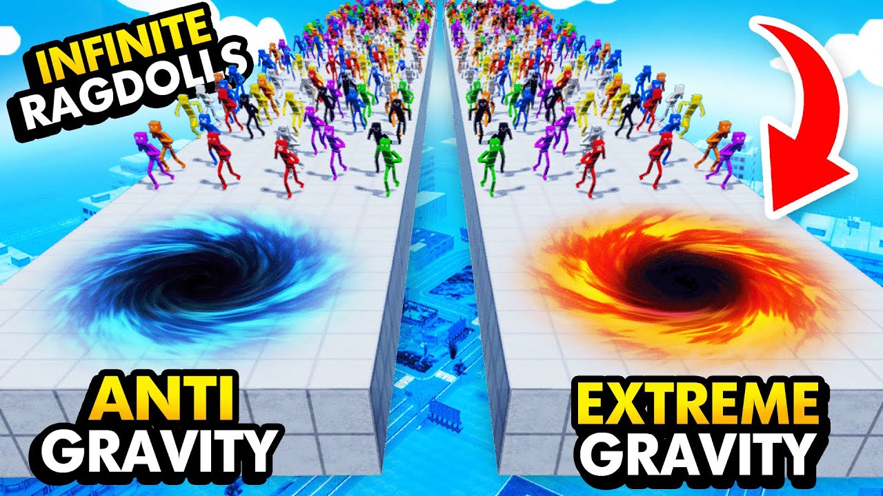 INFINITE RAGDOLLS vs GRAVITY