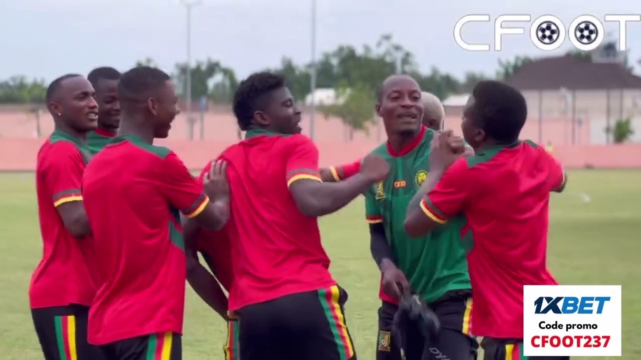 PREMIÈRE SÉANCE D’ENTRAÎNEMENT DES LIONS INDOMPTABLES À GAROUA
