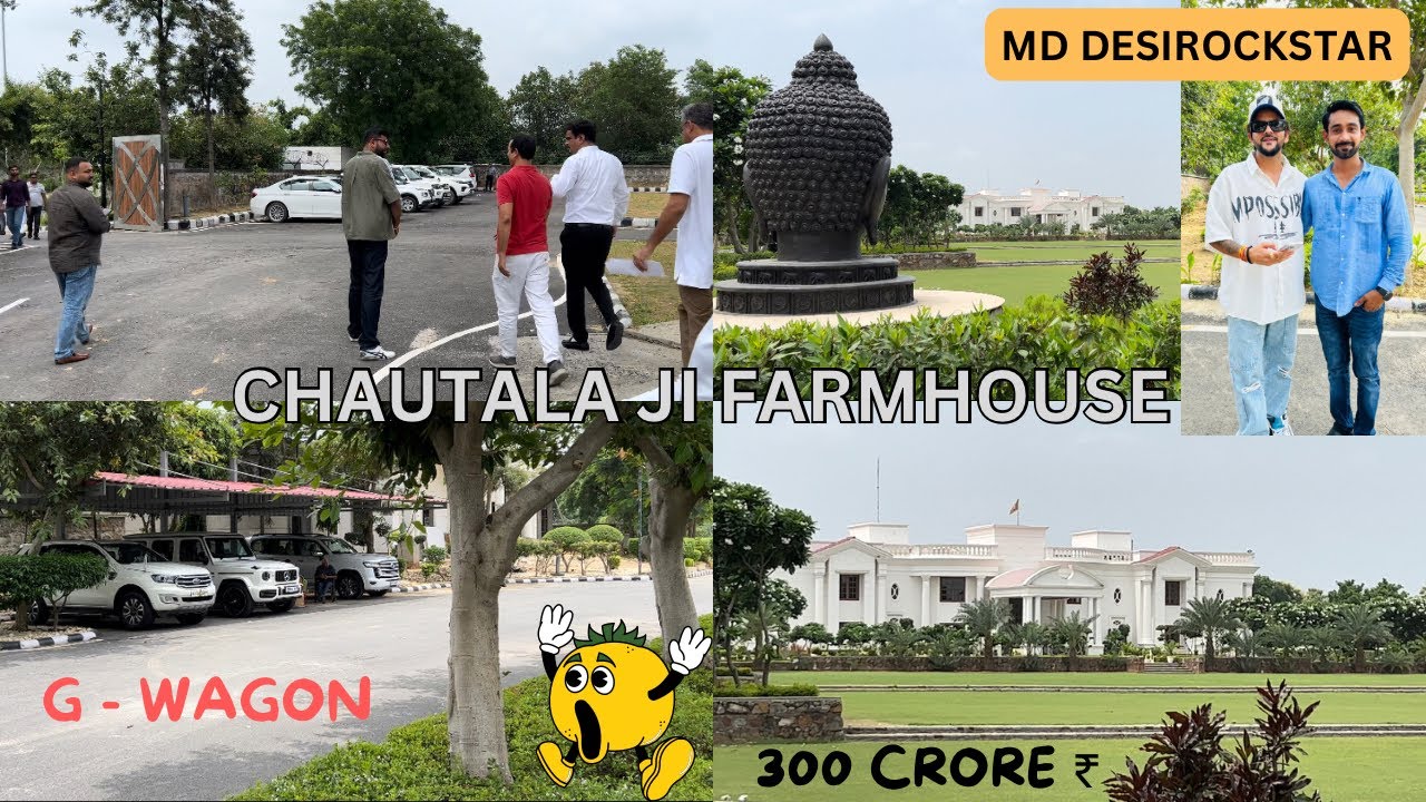 300 CRORE KA FARMHOUSE || CHAUTALA JI FARMHOUSE LANDS END 😱 || RAOANUJVLOGS