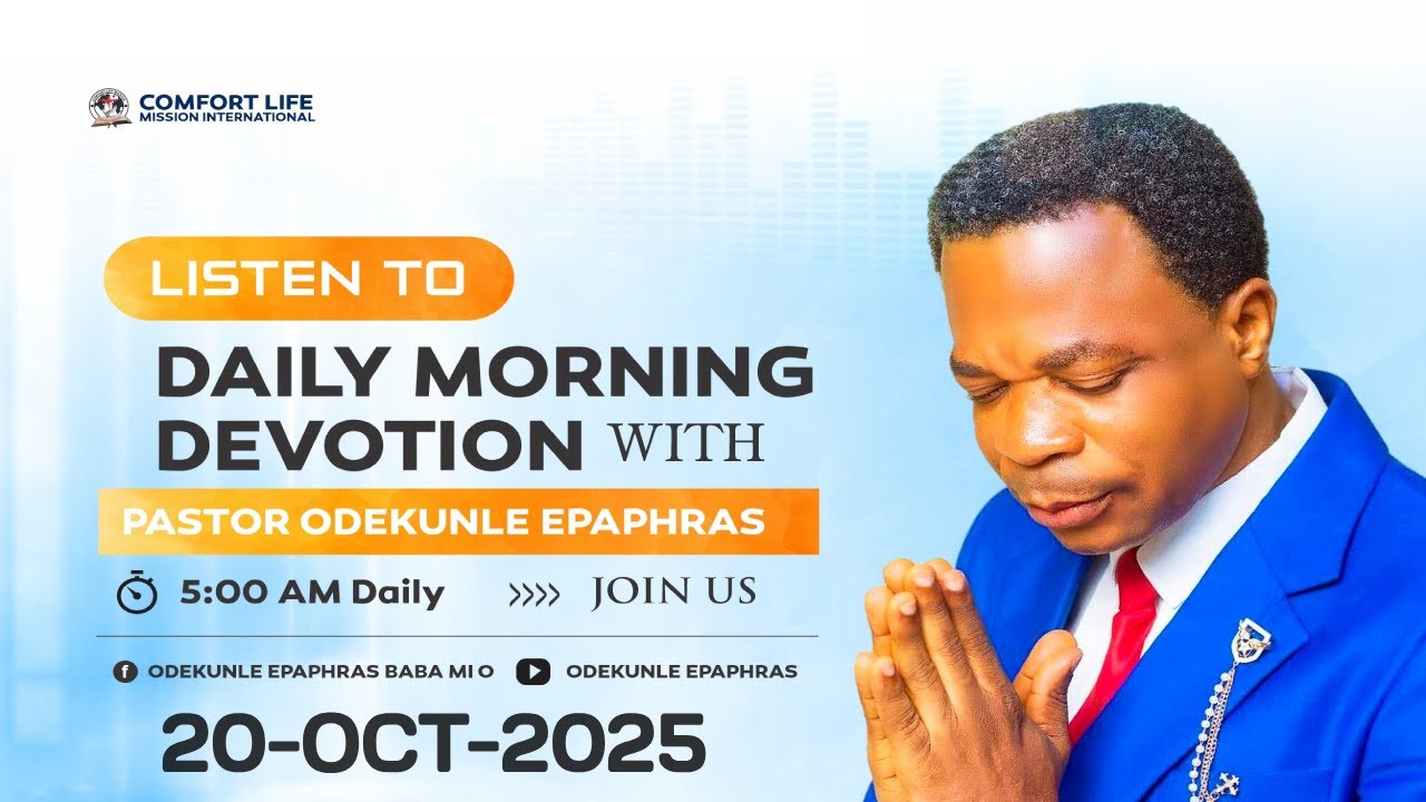 ONLINE RADIO BROADCAST WITH PASTOR ODEKUNLE EPAPHRAS _20-10-2025_