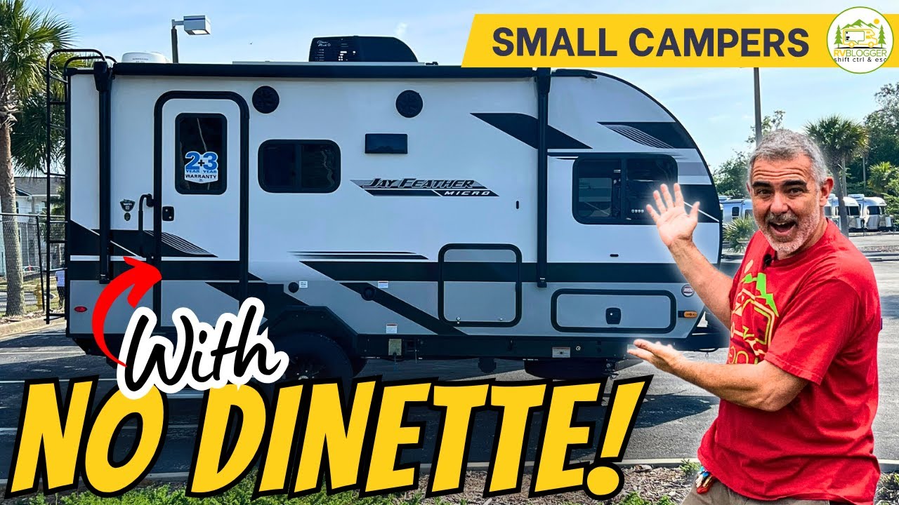 3 Small Campers With Bathrooms BUT No Dinette
