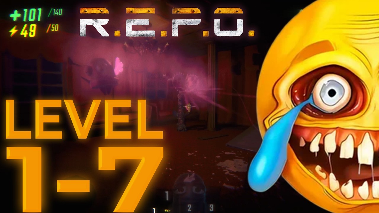 R.E.P.O. Trio Level 1-7 Легчайшее прохождение