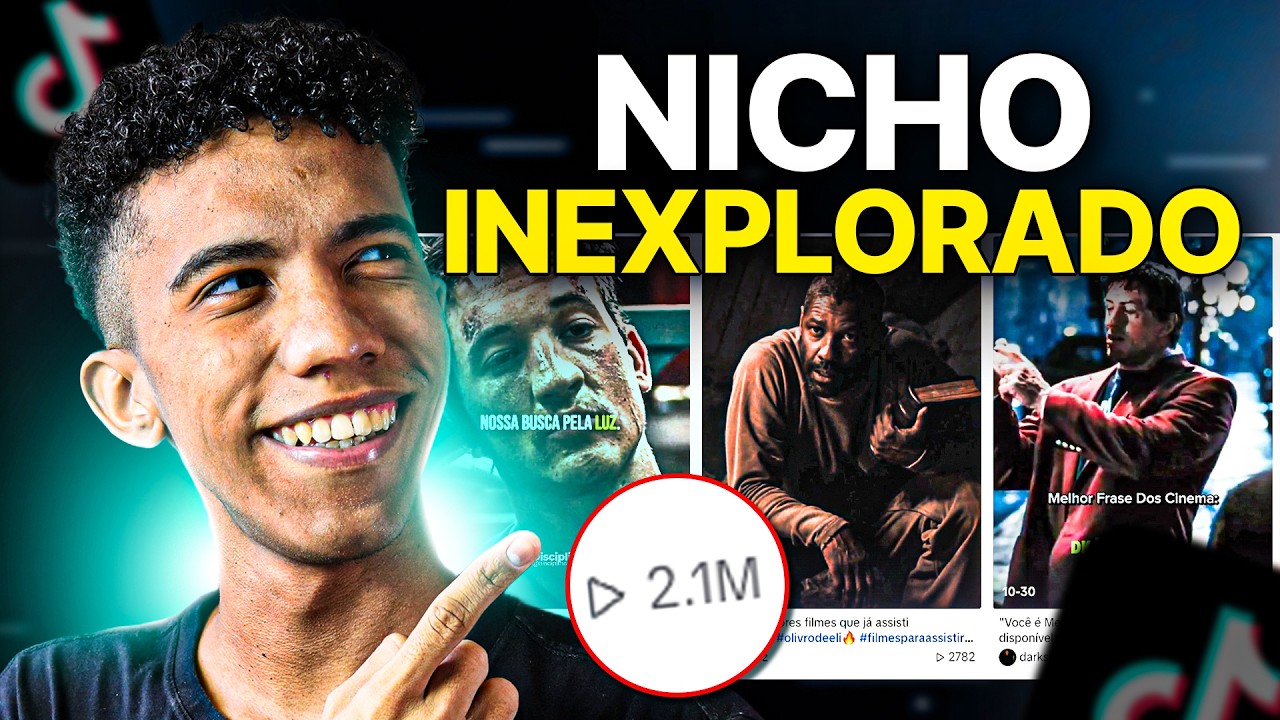 NICHO VIRAL: Como VIRALIZAR e MONETIZAR TIKTOK com vídeos motivacionais (Poste e RECEBA em DÓLAR)