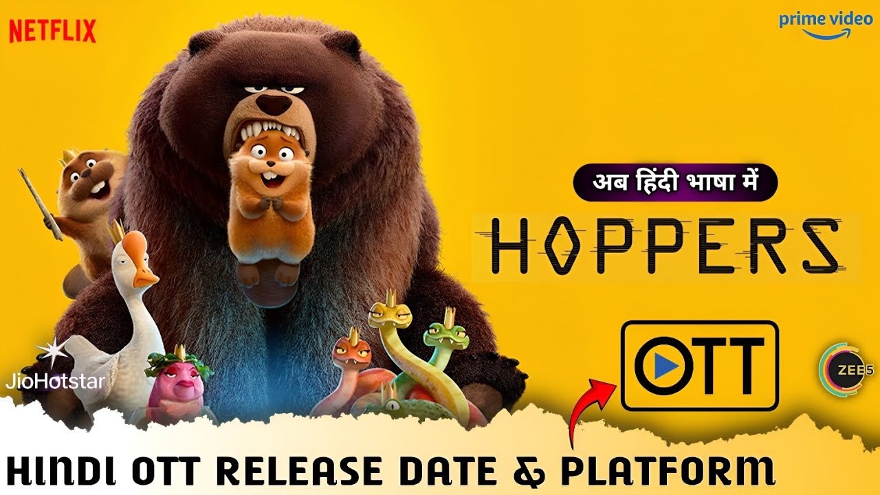 Hoppers OTT Release Date & Platform | Hoppers Hindi Dubbed Full Movie OTT Release Update 2026