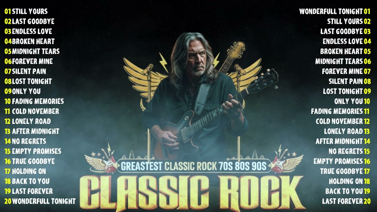 🔥TOP 20  The Ultimate Slow Rock & Classic Rock Ballad Collection &mdash; Emotional Power Hits All Night 🎸