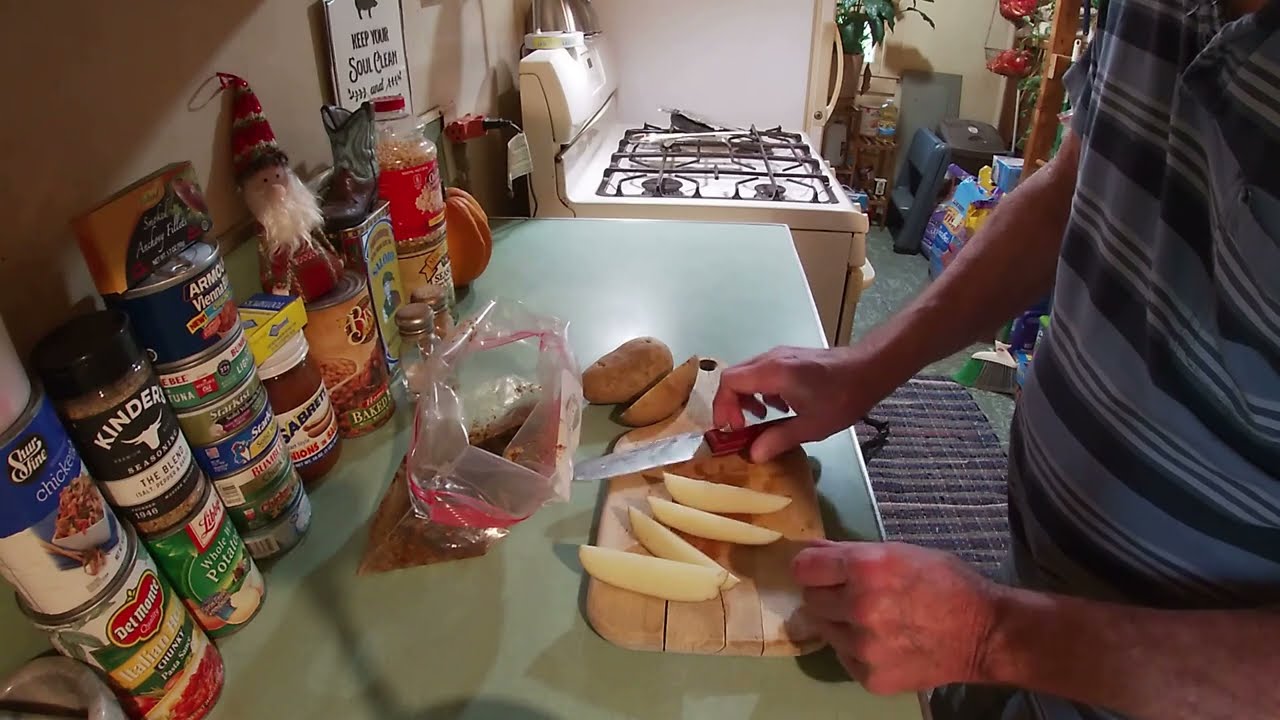 Хрустящие картофельные дольки по-южному, запеченные в тостере!