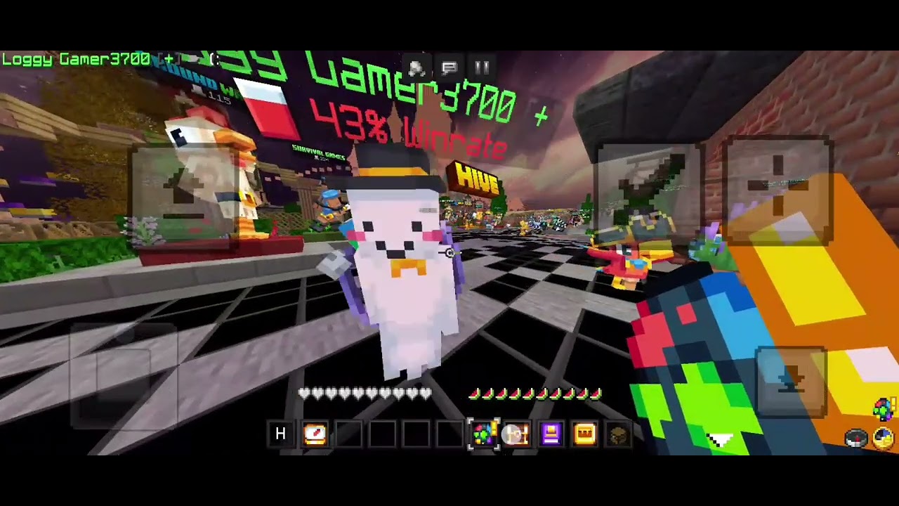 My friend gifted me hive plus and a pirate ship mount.|Ayaanplayz #minecraft #hive #hivegames #mcpe