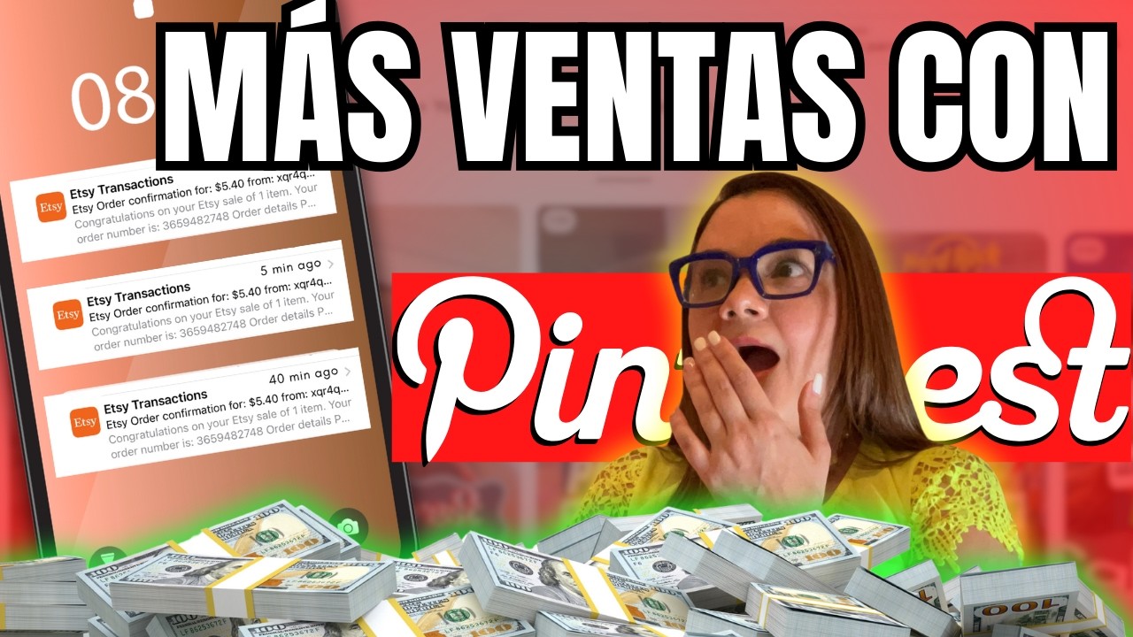 ¿POCAS VENTAS en tu tienda de ETSY? Así puedes usar PINTEREST para VENDER 🤑 todos los DÍAS