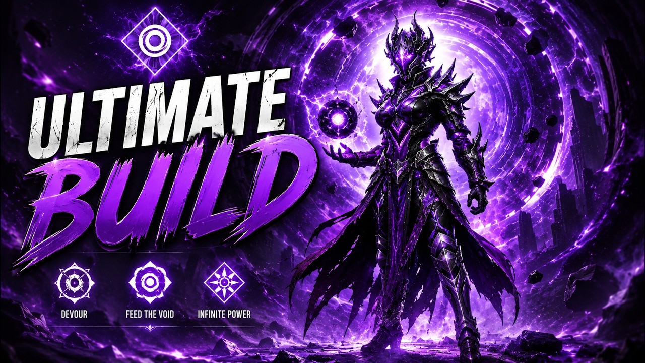ULTIMATE VOID WARLOCK BUILD! 💜 INSANE GRENADE REGENRATION  & SURVIVABILITY | Destiny 2 | 1080 UHD