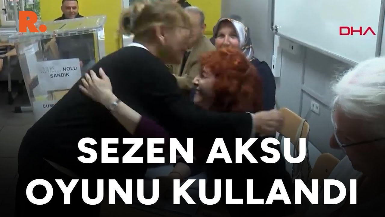Oyunu kullanan Sezen Aksu'nun eğlenceli anları