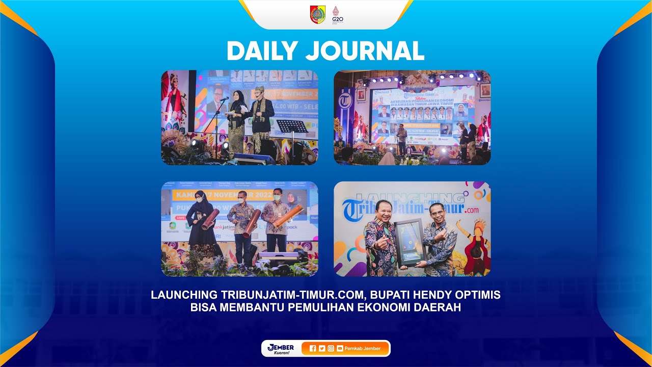 Launching Tribunjatim-Timur.com, Bupati Hendy Optimis Bisa Membantu Pemulihan Ekonomi Daerah