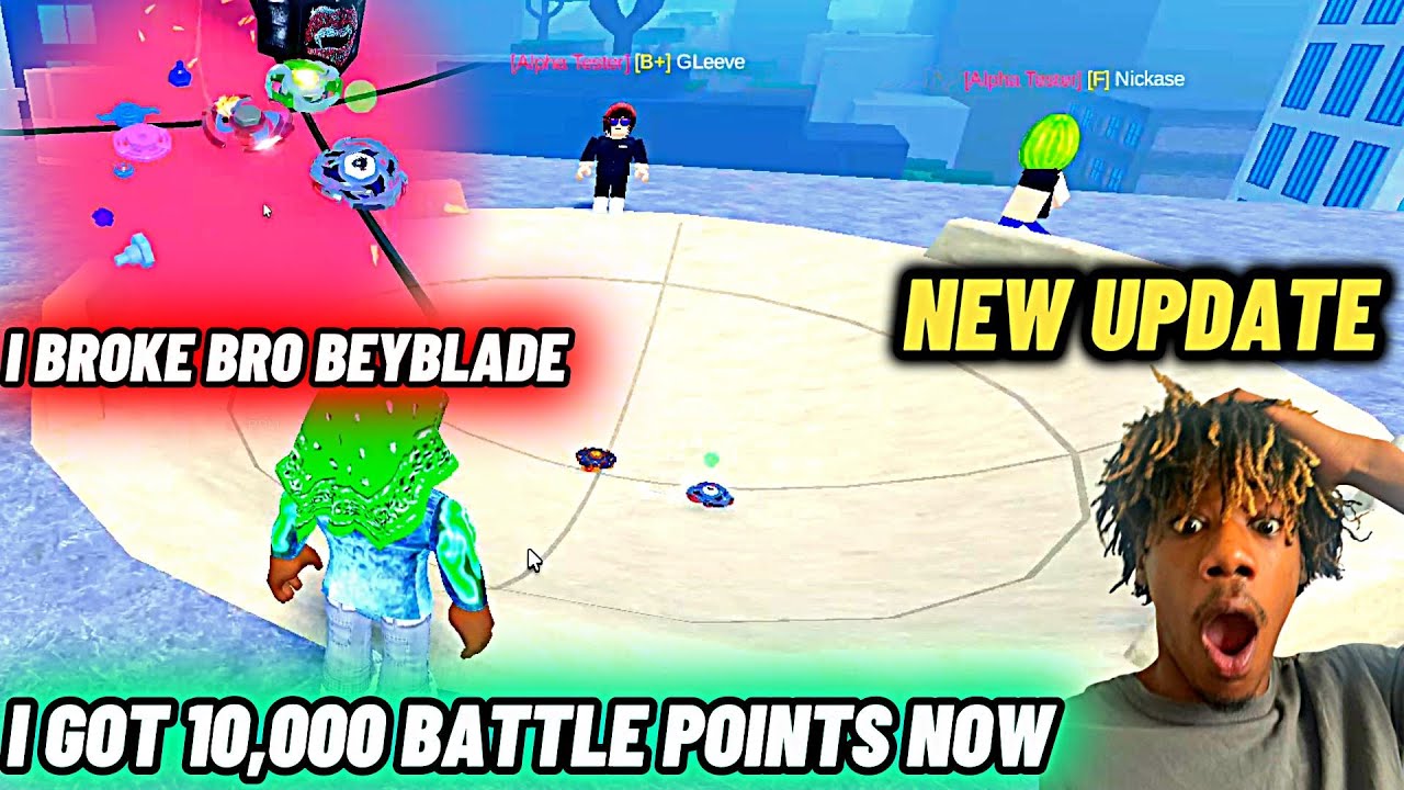 Я весь вспотел в новом обновлении Beyblade | Roblox Totally Accurate Tops