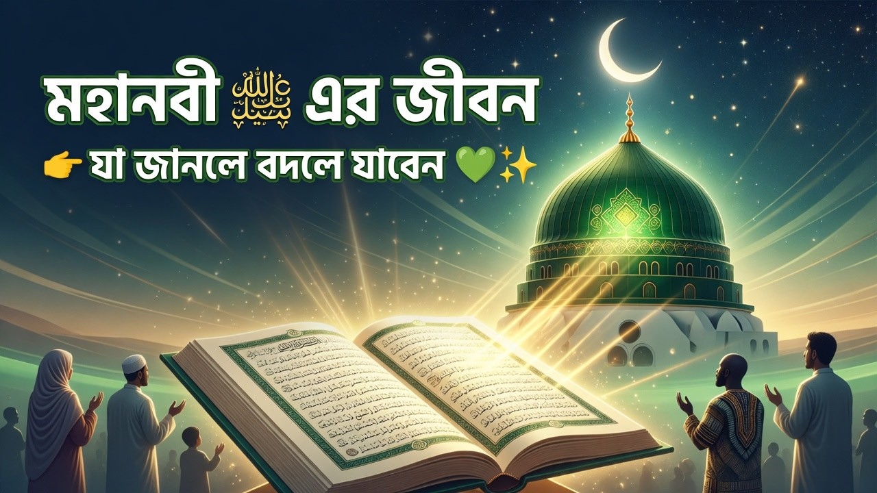 মহানবী হযরত মুহাম্মদ (সা.) এর জীবন কাহিনী |  বিশ্বনবীর জীবন ও শিক্ষা  |The Voice of Iqra