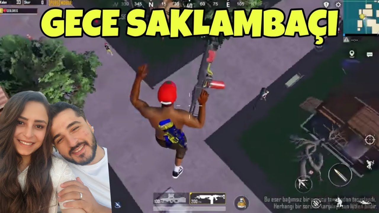 TUHAF KASABADA GECE SAKLAMBAÇ, HERKESİ ÇOK HIZLI BULDUM! -PUBG MOBİLE 7/15