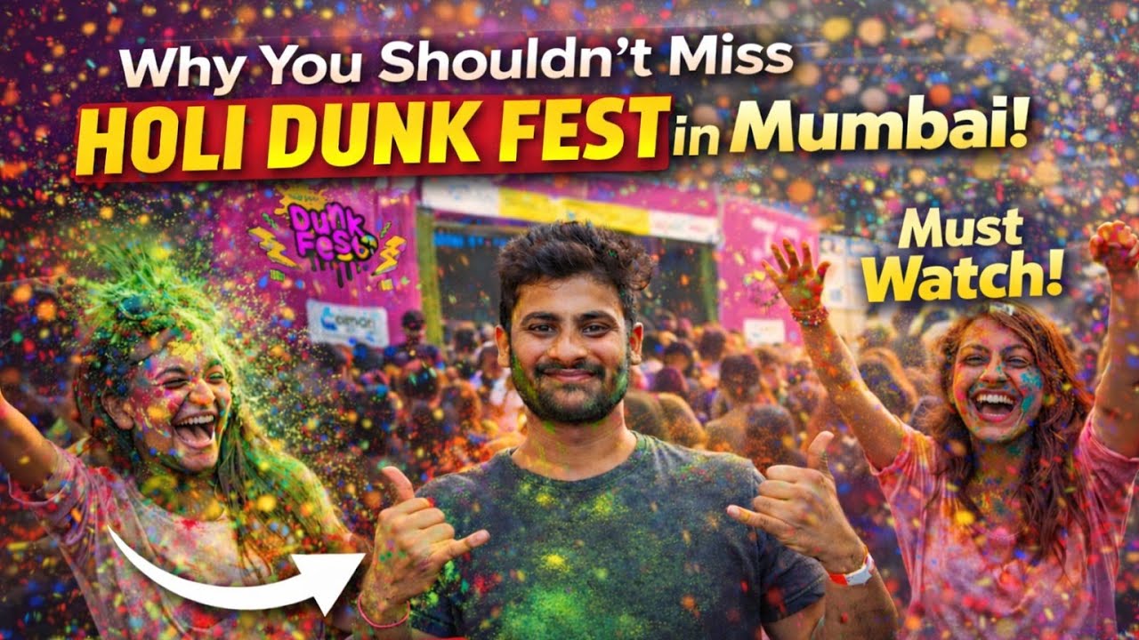 Mumbai’s Biggest Holi Celebration 🔥💥 | Full Color Blast with Crazy Crowd | Ultimate Holi Vlog 2026