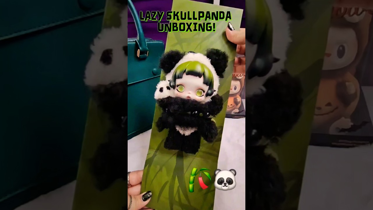 The Skullpanda LAZY PANDA Unboxing! 🐼🎋 #skullpanda