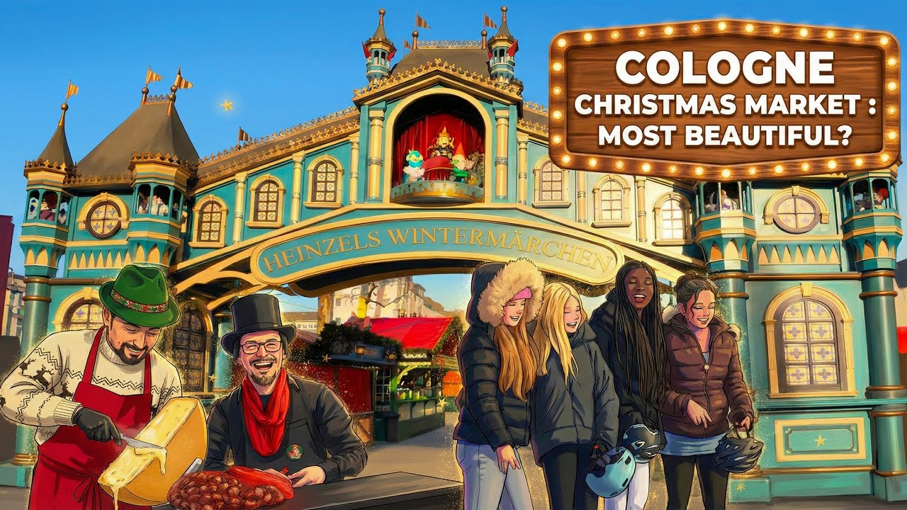 🎄 Ist DAS der schönste Weihnachtsmarkt Deutschlands? 🇩🇪 Magisches Köln (Heumarkt)!