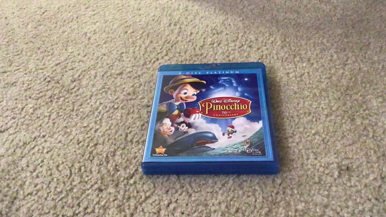 Walt Disney Pinocchio Blu-Ray Combo Pack Set Overviewing & Unboxing