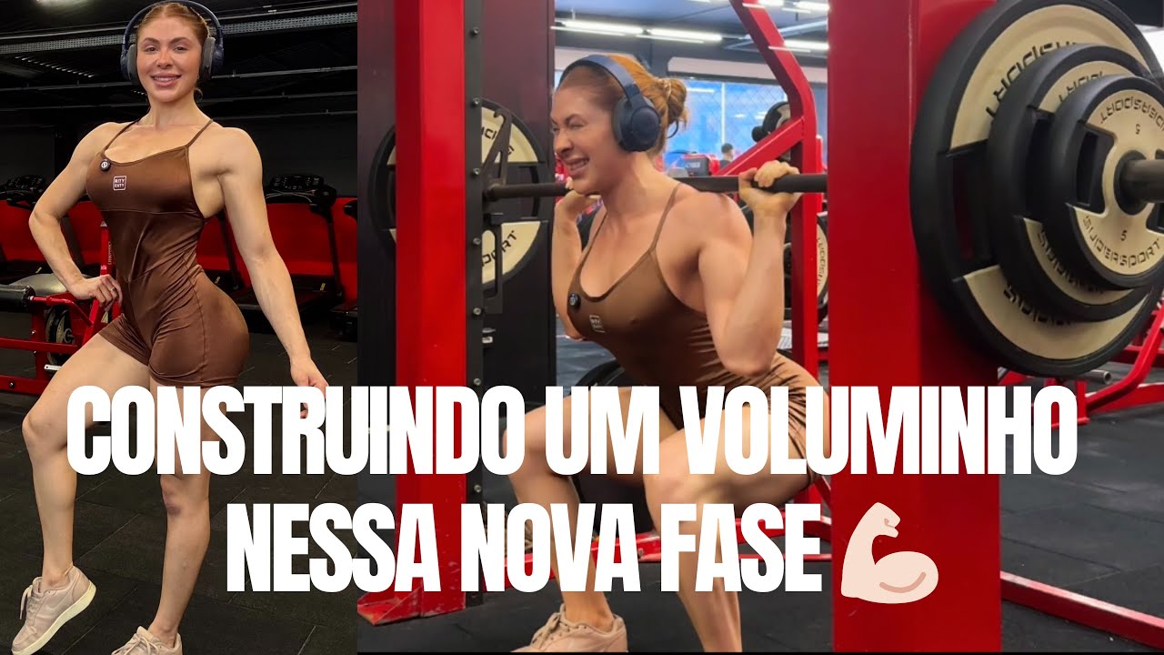 Glúteo, quadríceps e posterior — meu treino atual de inferiores nessa nova fase!