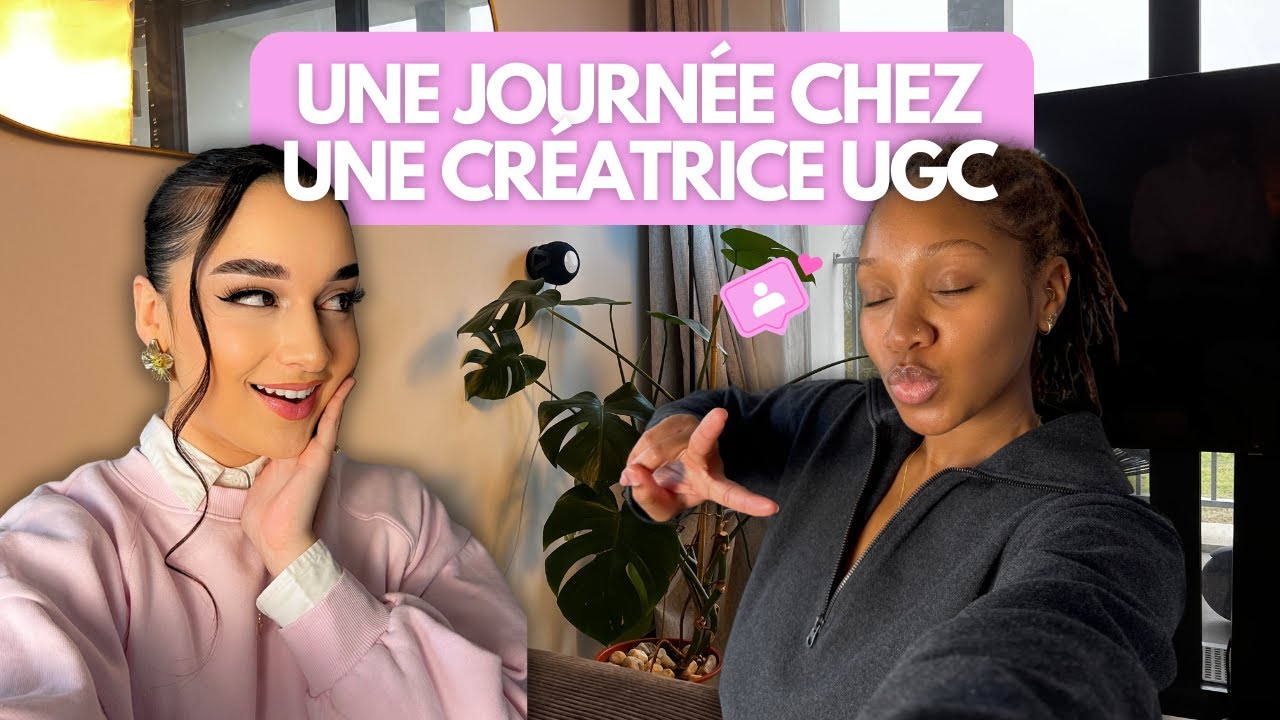 Une journée chez une créatrice de contenu UGC (collaboration, tournage, setup, tarifs, matériel, ..)
