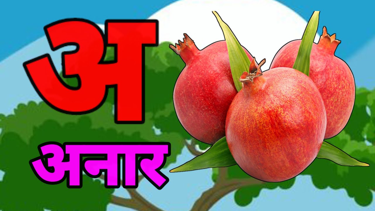 A Se Anar,अ से अनार ,आ सेआम,हिंन्दी वर्णमाला,अआइई ,क से कबूतर ,Aa Se Aam,हिन्दी स्वरमाला