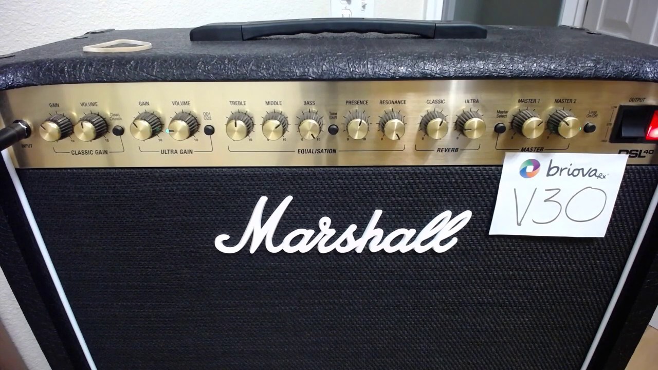 Vintage 30 vs G12M Creamback in a Marshall