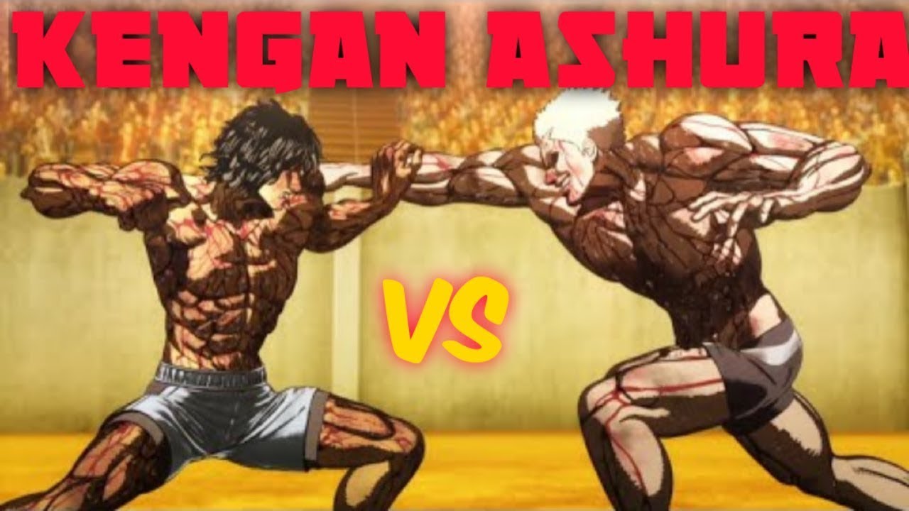Yo escucho de la serie Kengan Ashura de Raian Kure vs Ohma Tokita  pelea completa en español latino