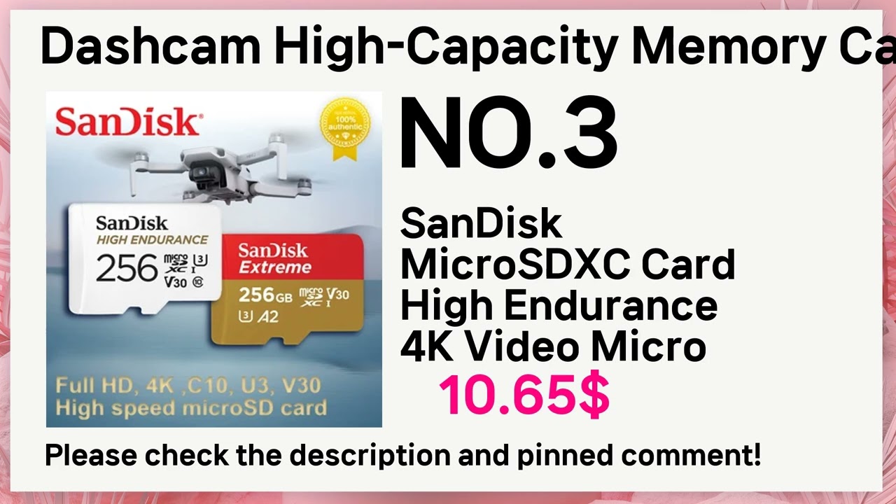 ⭐Dashcam High-Capacity Memory Card Top 5 You Need! 🛒 Smart Shopping Picks You&rsquo;ll Regret Missing