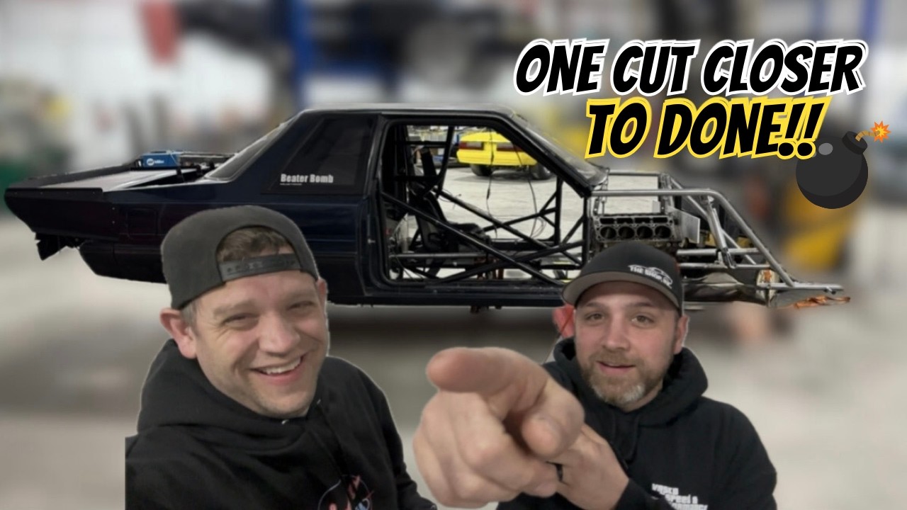 Getting the Beater back together isn't going to be easy + Find out more details about shop car cage!