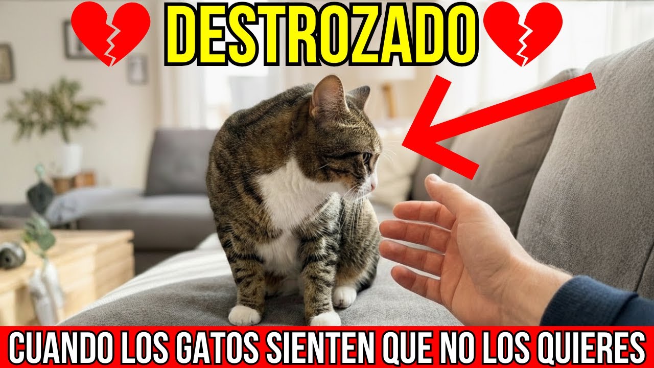 7 señales de que tu gato siente que NO LO QUIERES