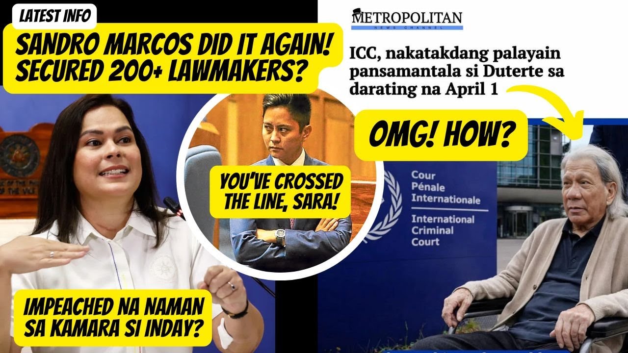 SANDRO DID IT AGAIN TO SARA! DIGONG MAKAKAUWI NA? HOW?