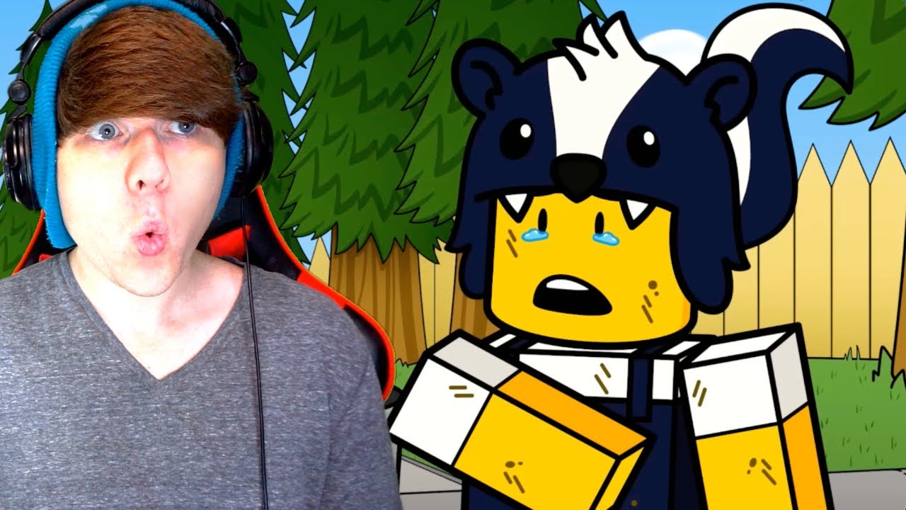 SKUNK KID SAD ORIGIN! SKUNK KID: The FIFTH CHILD... (Cartoon Animation) GameToons REACTION!
