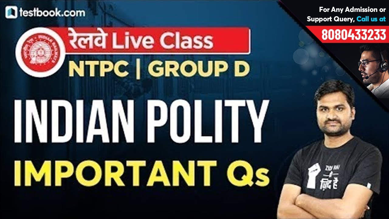Most Important Indian Polity Questions for RRB Group D Exam & RRB NTPC 2019 | GS by Pankaj Sir