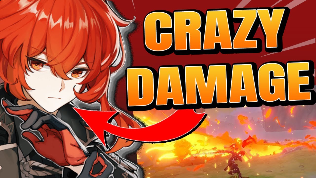 BEST DILUC GUIDE (Crazy Damage) | Best Artifacts, Weapons & Teams | Genshin Impact