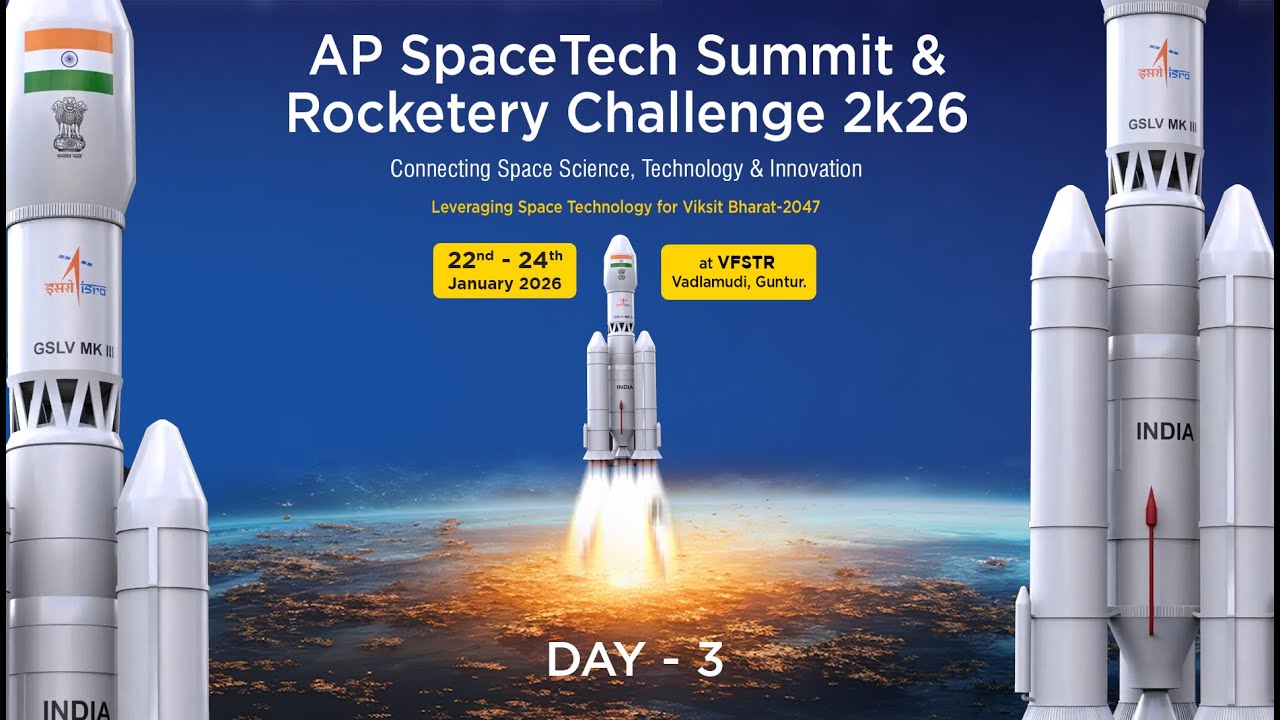 🎓 Day 3 | Valedictory Ceremony – AP SpaceTech Summit 2026 @ Vignan’s University